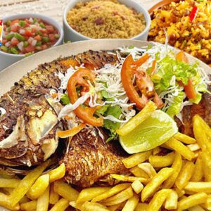 Tilápia completa + bolinhas de queijo ou peixe + 2 Acessos ao parque aquático de R$179,90 por apenas R$89,90.